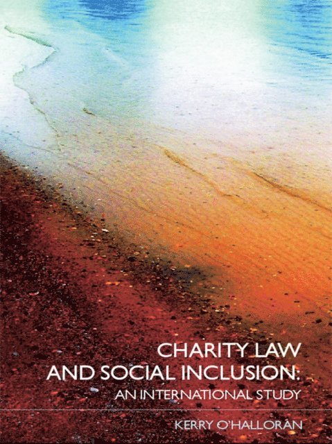 Kerry O'Halloran - Charity Law and Social Inclusion, E-bok
