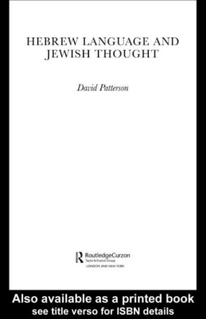 David Patterson - Hebrew Language and Jewish Thought, E-bok