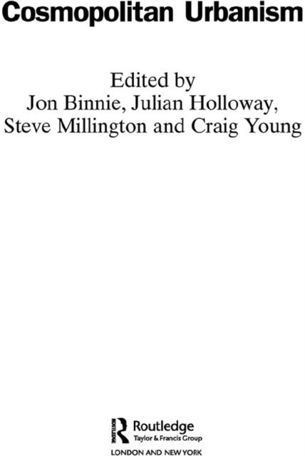 Craig Young, Steve Millington, Julian Holloway, Jon Binnie - Cosmopolitan Urbanism, E-bok