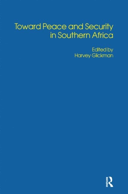 Harvey Glickman - Toward Peace Security Southern, E-bok