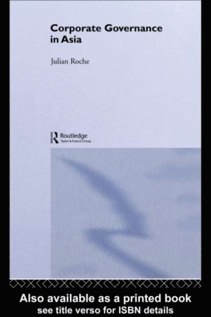 Julian Roche - Corporate Governance in Asia, E-bok