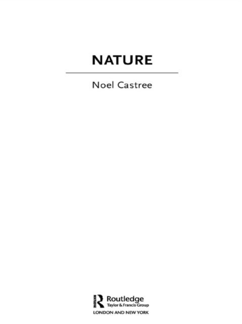Noel Castree - Nature, E-bok