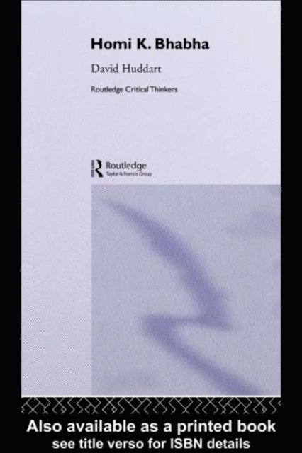 David Huddart - Homi K. Bhabha, E-bok