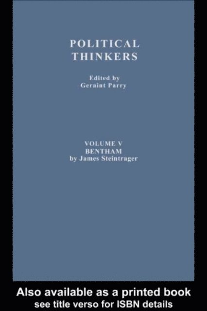 James Steintrager - Bentham, E-bok