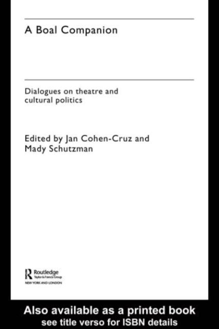 Mady Schutzman, Jan Cohen-Cruz - Boal Companion, E-bok