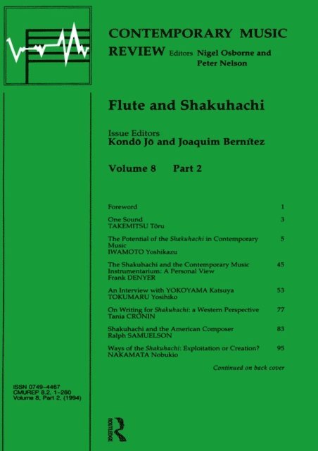 J. Benitez, Jo Kondo - Flute and Shakuhachi, E-bok