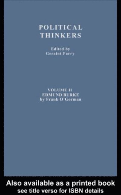 Frank O'Gorman - Edmund Burke, E-bok