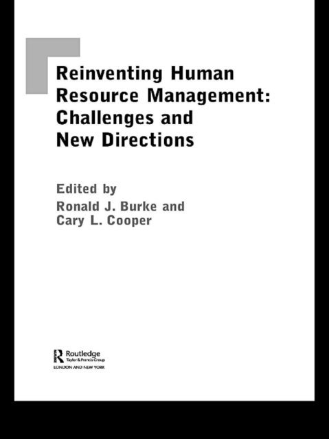 Ronald J. Burke, Cary L. Cooper - Reinventing HRM, E-bok