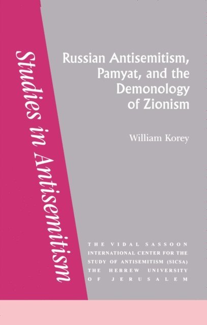 Corey - Russian Antisemitism Pamyat/De, E-bok