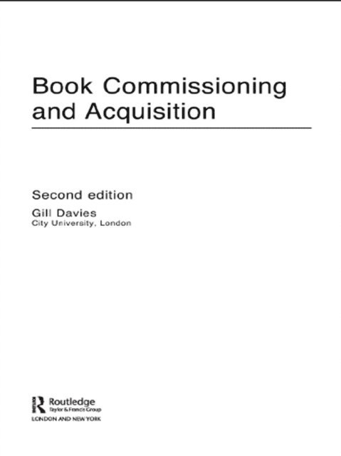 Gill Davies - Book Commissioning and Acquisition, E-bok