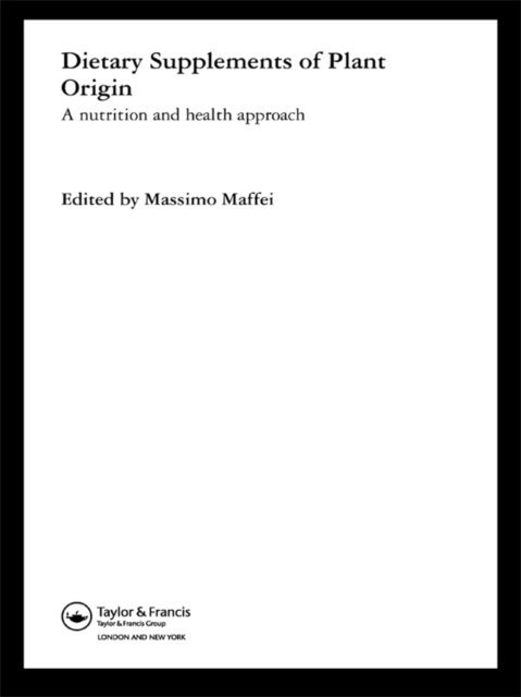Massimo Maffei - Dietary Supplements of Plant Origin, E-bok. Tillgänglighet: Lägg i varukorg
