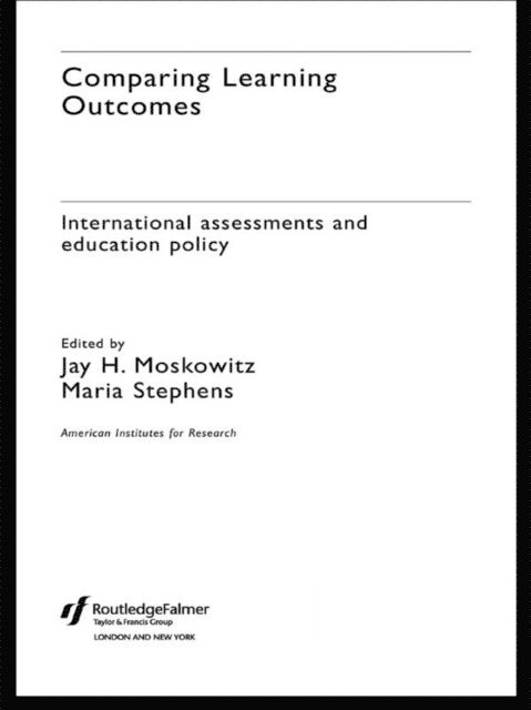 Maria Stephens, Jay Moskowitz - Comparing Learning Outcomes, E-bok. Tillgänglighet: Lägg i varukorg