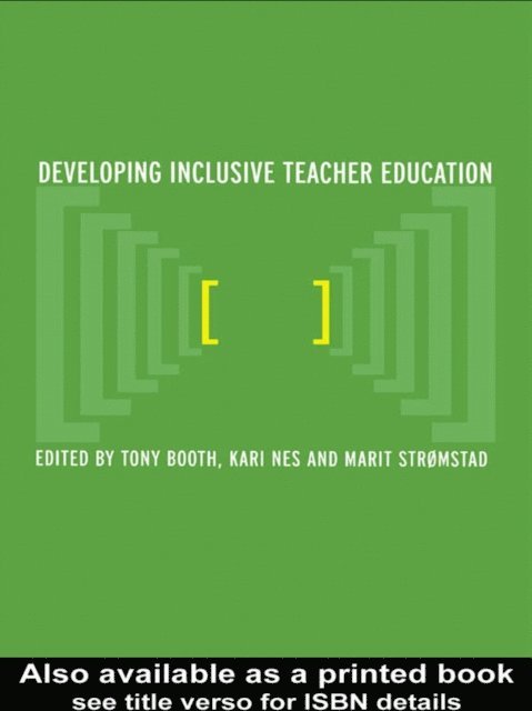 Marit Stromstad, Kari Nes, Tony Booth - Developing Inclusive Teacher Education, E-bok