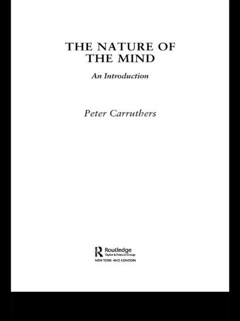 Peter Carruthers - Nature of the Mind, E-bok