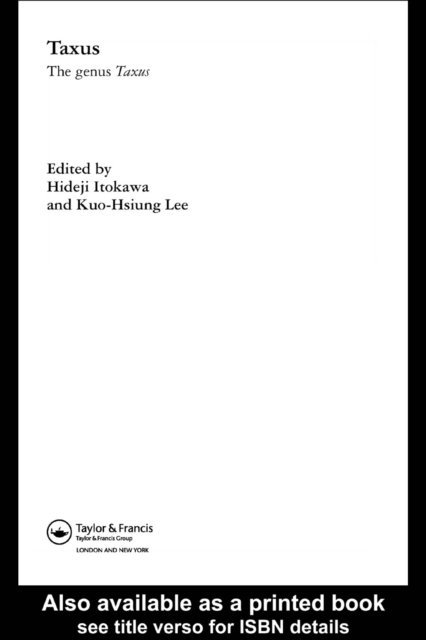 Kuo-Hsiung Lee, Hideji Itokawa - Taxus, E-bok. Tillgänglighet: Lägg i varukorg