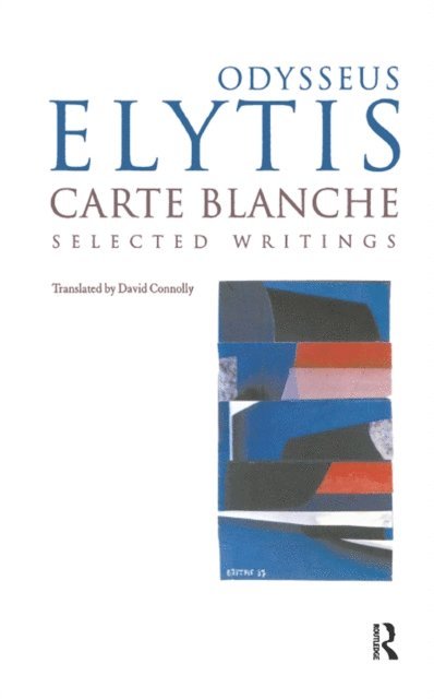 David Connolly, Odysseas Elytes - Carte Blanche, E-bok