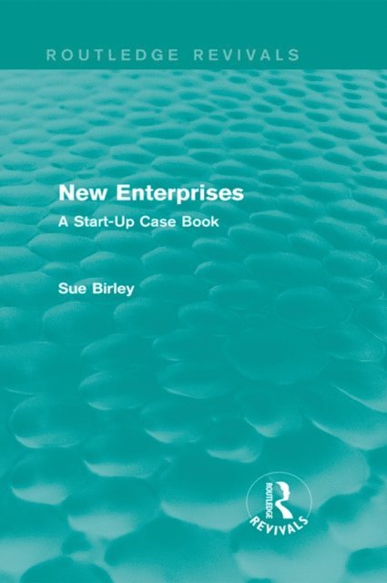 Sue Birley - New Enterprises (Routledge Revivals), E-bok