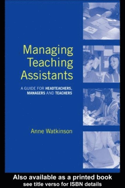 Anne Watkinson - Managing Teaching Assistants, E-bok