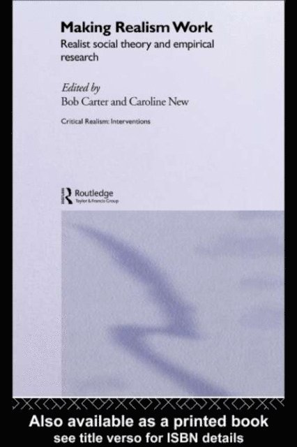 Caroline New, Bob Carter - Making Realism Work, E-bok