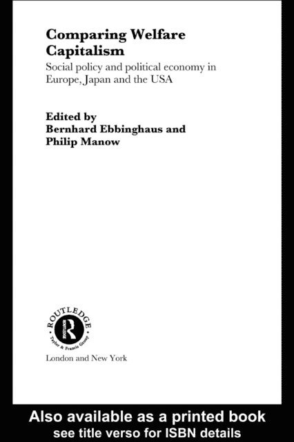 Philip Manow, Bernhard Ebbinghaus - Comparing Welfare Capitalism, E-bok