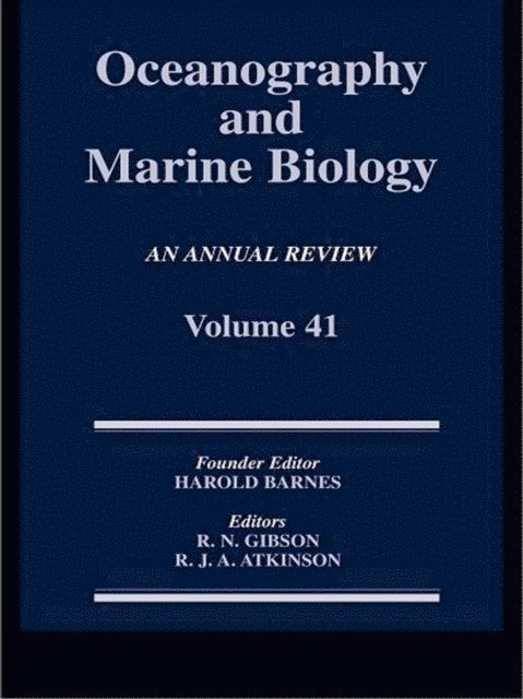R. J. A. Atkinson, R. N. Gibson - Oceanography and Marine Biology, E-bok