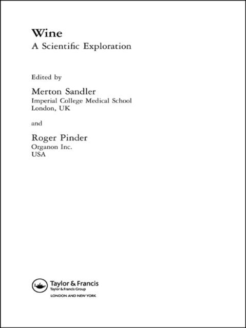 Roger Pinder, Merton Sandler - Wine, E-bok