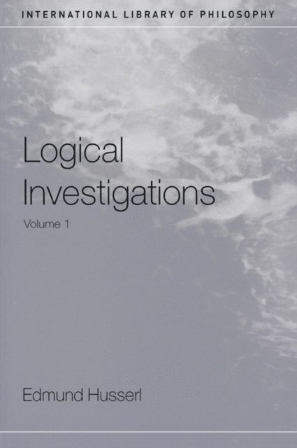 Edmund Husserl, Dermot Moran - Logical Investigations Volume 1, E-bok