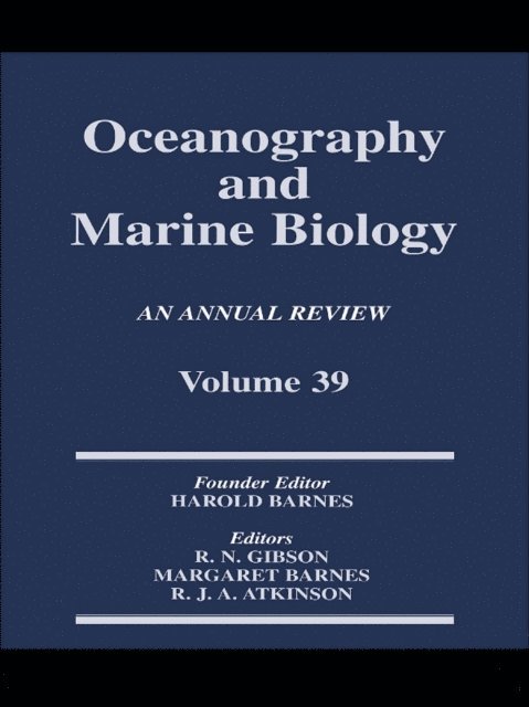 R. N. Gibson - Oceanography and Marine Biology, E-bok