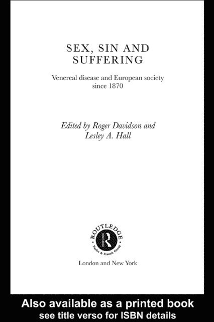 Lesley A. Hall, Roger Davidson - Sex, Sin and Suffering, E-bok