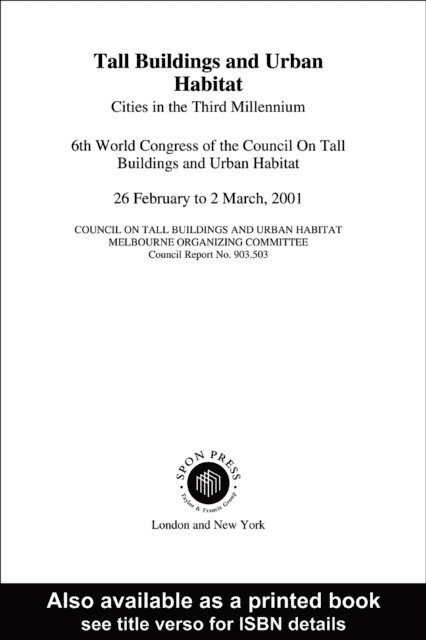 Lynn Beadle - Tall Buildings and Urban Habitat, E-bok