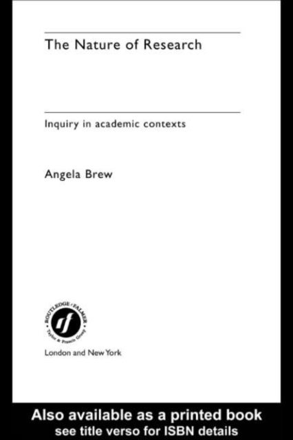 Angela Brew - Nature of Research, E-bok
