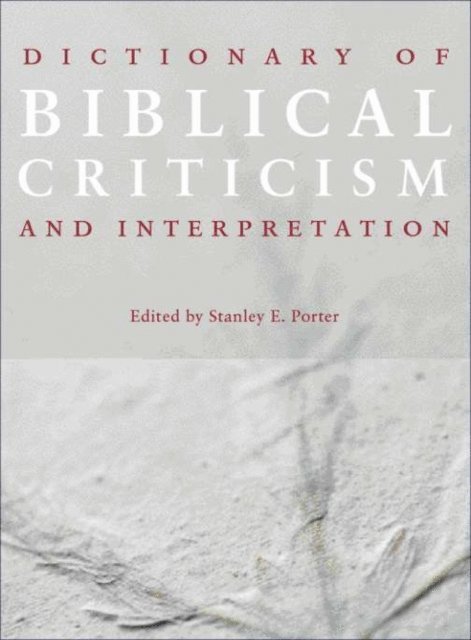 Stanley E. Porter - Dictionary of Biblical Criticism and Interpretation, E-bok