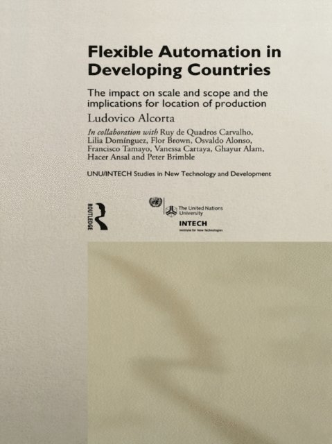 Ludovico Alcorta - Flexible Automation in Developing Countries, E-bok