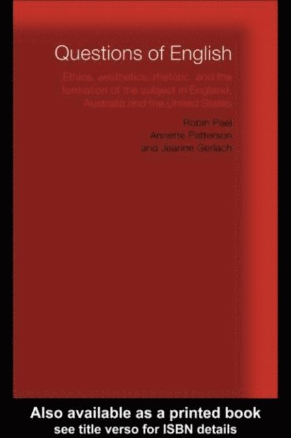 Robin Peel, Annette Patterson, Jeanne Gerlach - Questions of English, E-bok