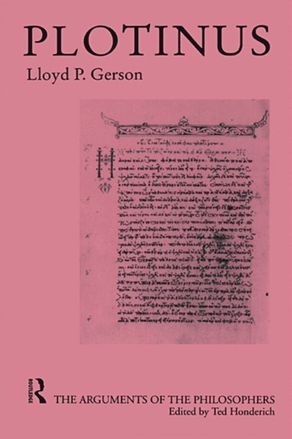Lloyd P. Gerson - Plotinus-Arg Philosophers, E-bok