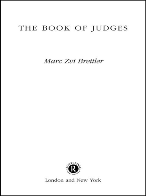 Marc Zvi Brettler - Book of Judges, E-bok