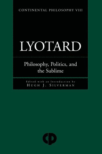 Hugh J. Silverman - Lyotard, E-bok