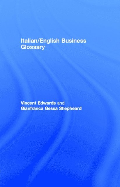 Vincent Edwards - Italian/English Business Glossary, E-bok