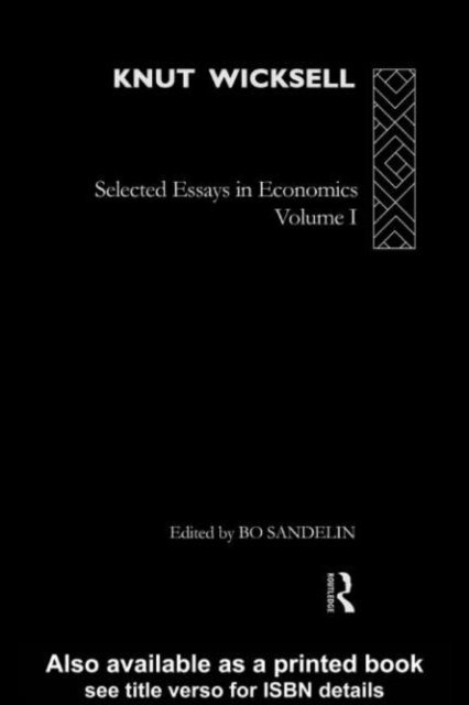 Bo Sandelin - Knut Wicksell, E-bok