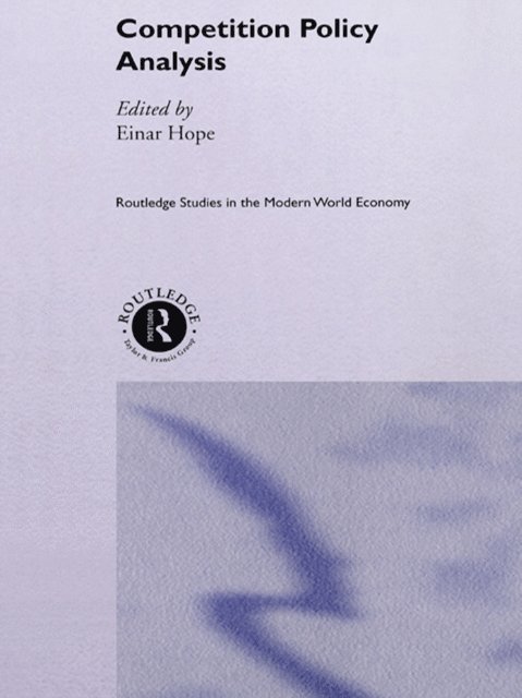 Einar Hope - Competition Policy Analysis, E-bok. Tillgänglighet: Lägg i varukorg