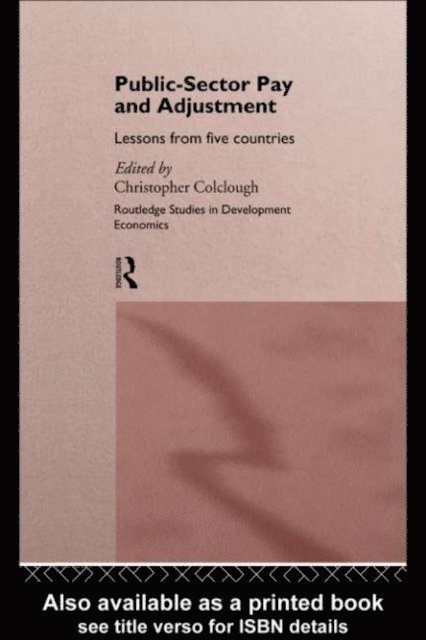 Christopher Colclough - Public Sector Pay and Adjustment, E-bok