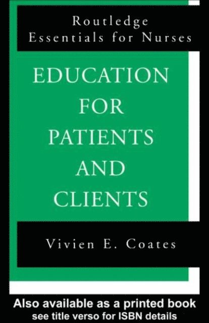 Vivien Coates - Education For Patients and Clients, E-bok