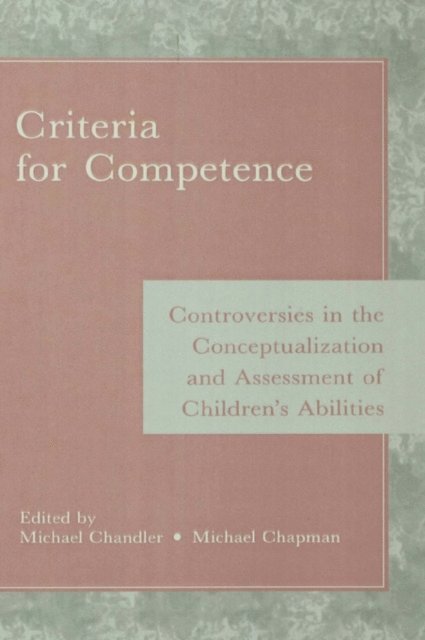 Michael Chapman, Michael Chandler - Criteria for Competence, E-bok