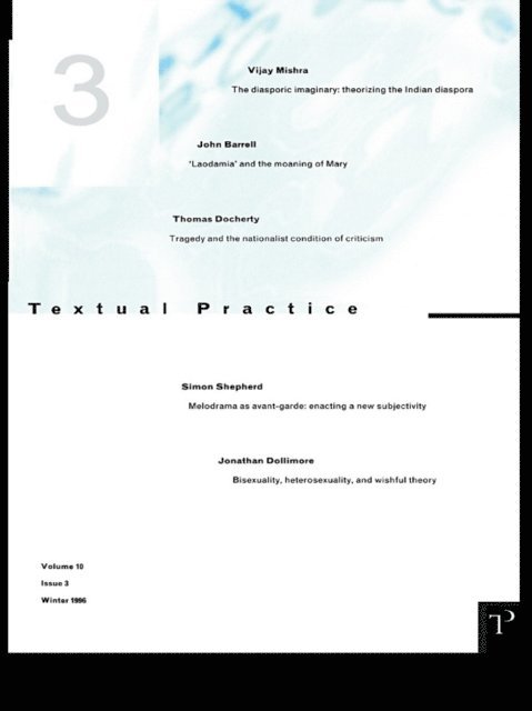 Alan Sinfield - Textual Practice 10.3, E-bok