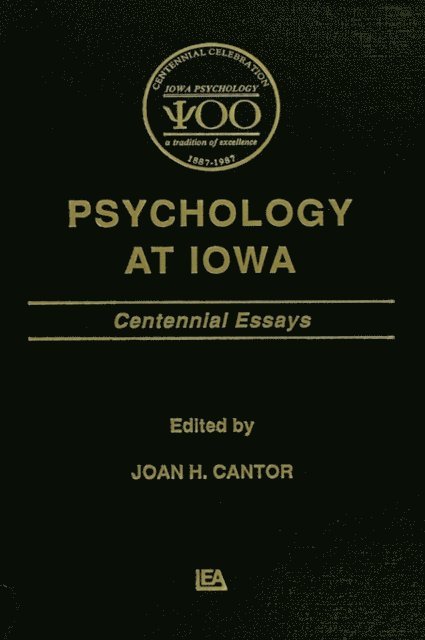 Joan H. Cantor - Psychology at Iowa, E-bok