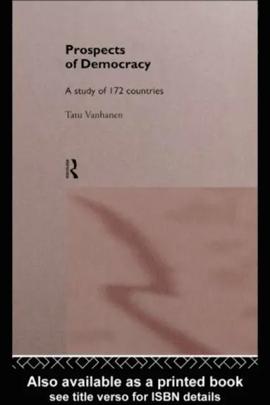 Tatu Vanhanen - Prospects of Democracy, E-bok