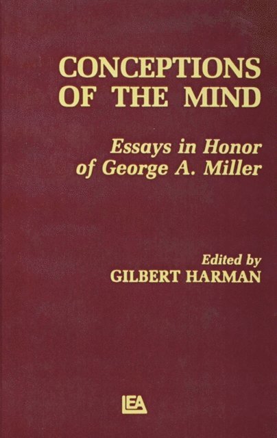 Gilbert Harman - Conceptions of the Human Mind, E-bok