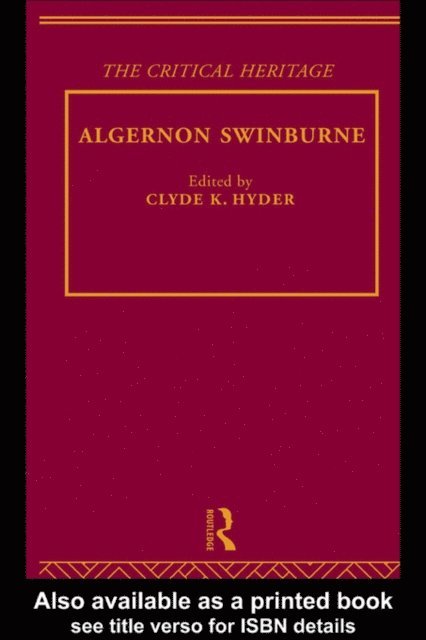 Clyde K. Hyder - Algernon Swinburne, E-bok