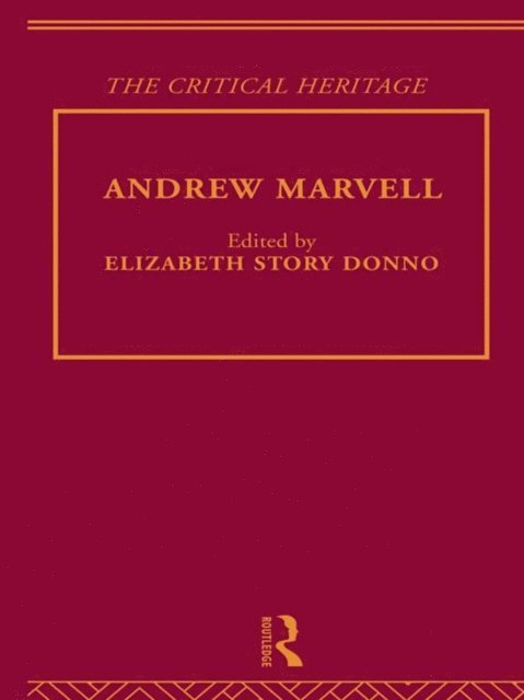 Andrew Marvell, Robert Wilcher - Andrew Marvell, E-bok