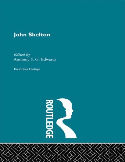 Anthony Edwards - John Skelton, E-bok